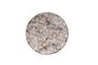 Hermia Bubble Set de 6 Platos de Postre en Porcelana 100% Beige y Negro 19.3 x 19.3 x 2 cm